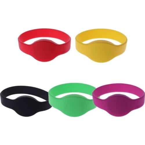1Pc 125khz EM4100 TK4100 Wristband RFID Bracelet ID Card Silicone Band Read Only