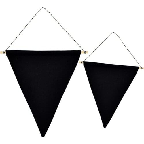 2Pcs Nordic Style Badge Display Hanging Cloth Pennant Brooch Organizer Brooch Display Pendant Canvas Display Stand
