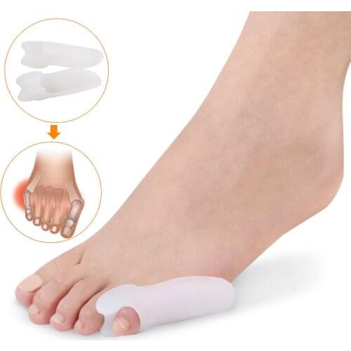 10Pair Little Toe Separator Thumb Orthopedic Silicone Hallux Valgus Protetor Pedicure Foot Care Tools Hot Sale Bunion Corrector
