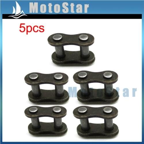 5pcs 25H Chain Spare Master Link For 2 Stroke 33cc 43cc 47cc 49cc Gas Scooter Mini Moto Kids ATV Quad 4 Wheeler Dirt Pocket Bike