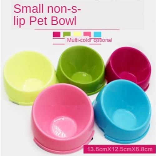 Safety Cute Multi-Purpose Candy Color Plastic Dog Bowls Feeding Water Food Puppy Feeder Cat Dog Bowls Pet Feeding Supplies