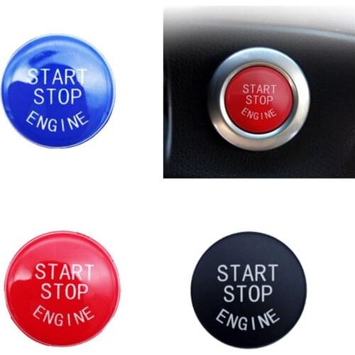 Car Start Stop Engine Push Switch Buttons Trim Keyless Start Button Cover Case Shell for BMW 3 Series E90 E92 E93 5 Series