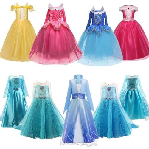 Baby Girl Dress Up Kids Fancy Princess Costume Children Halloween Birthday Party Cosplay Carnival Clothing Teen Girl 8 10 Years