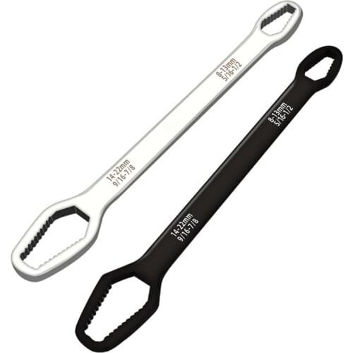 Double End Wrenches Universal Spanner 14-22mm 8-13mm Wrench Key Screw Nuts Repair Quick Release Wide Used Professional