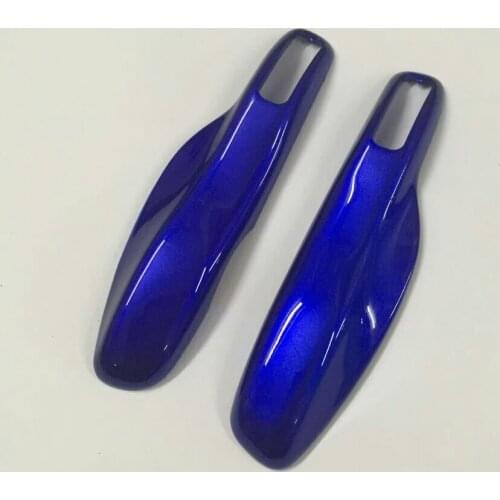 GLOSS METALLIC BLUE Hard Plastic Remote Key Fob Shell Protection Case Cover For Porsche Cayenne Panamera Macan 911 Boxster