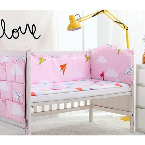 5PCS baby boy crib bedding set cuna jogo de cama bedding set cot sheets cuna crib bumper,(4bumper+sheet)