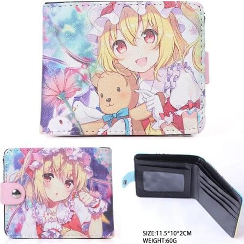 Anime TouHou Project Short Wallet Kirisame Marisa Button Purse