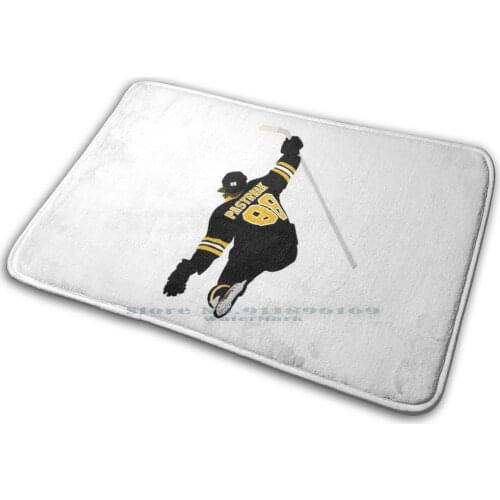 David Pastrnak Mat Rug Carpet Anti-Slip Bedroom Entrance Door Mat Bruins Hockey Pastrnak Pasta Hockey Boston