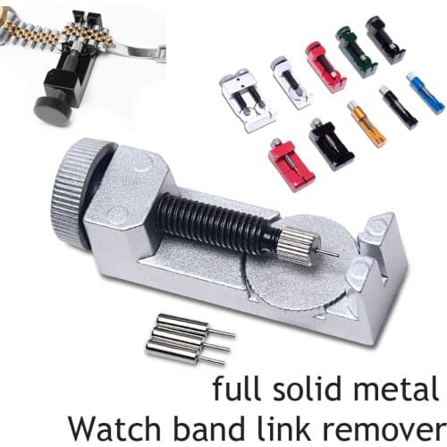 Watch Band Link Pin Remover Repair Tool Kit for Watchmakers Metal Chain Spring Bar Removal Set Watch Strap Length Adjust Tool