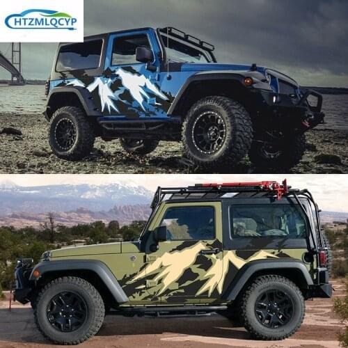 Car stickers FOR Jeep Wrangler body exterior decoration decal off-road vehicle personality design stickers