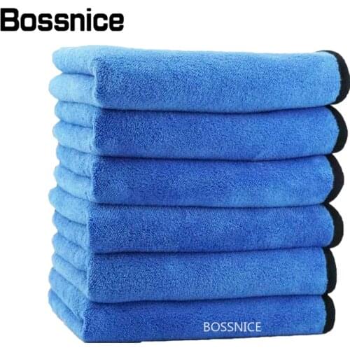 800GSM 16INCH Car Microfiber Towels Microfiber Drying Cloth Cleaning Highly Absorbent & Lint-Free Car wash Towel Anti-Scratch 6X