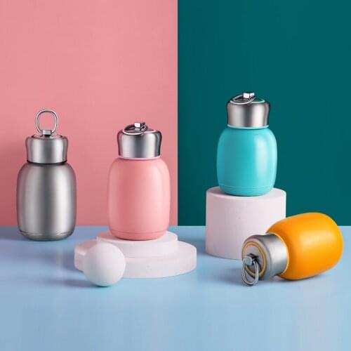 Portable 200/280ML Thermos Stainless Steel Thermal Cup Travel Drink Coffee Tea Milk Water Bottle MINI Tumbler Cup Vacuum Flask
