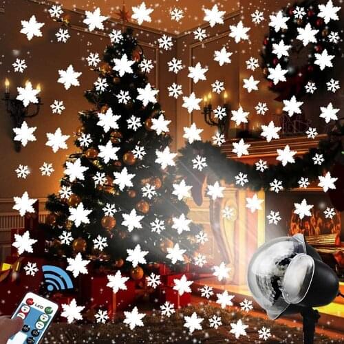 Snowfall Projector IP65 Snow Laser Projector Christmas snowflake Laser Light Party Christmas Lights Outdoor Decoration for Home