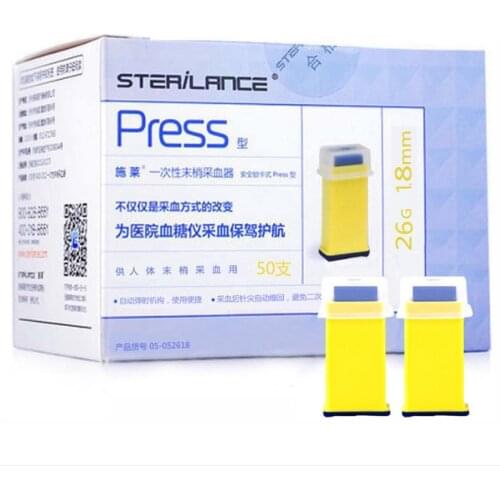 Sterile Safety Lancet 1.8mm Depth 28 Gauge 100 Count Diabetic Supplies Needles for Blood Glucose Test No Lancing Device Needed