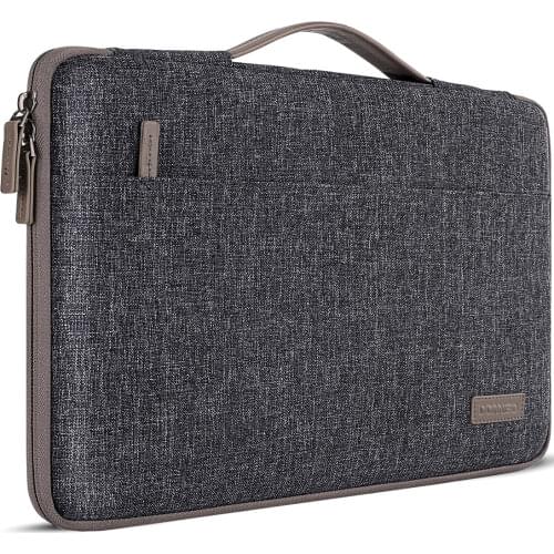 DOMISO 10 11 13 14 15.6 Inch Laptop Bag Canvas Notebook Bag Case Handbag for MacBook Microsoft Surface Lenovo HP