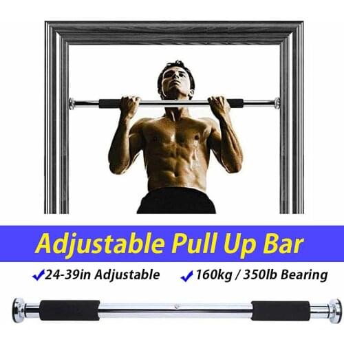 160kg Women Men Adjustable Door Horizontal Bars Exercise Professional Workout Gym Pull Up Training Sport Home Fitness Equipment