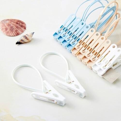 12Pcs Mixed color plastic Clothes Pegs storage Clip Portable Home Hangers for clothes hanger drying rack Towel clothes pins