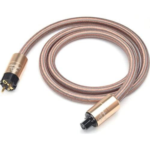 HI-End Accuphase Schuko Power Cord, CD amplifier amp EU Power Plug Cable, HIFI AC Mains Power Cable, EU Schuko Power line