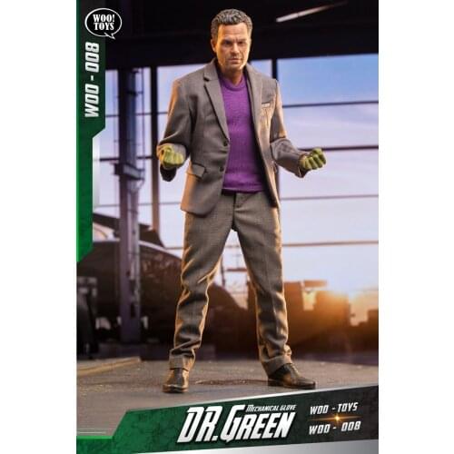 WO-008 1/6 Banner Mark Alan Ruffalo Figure Model 12 Inch Full Set Green Action Doll Toy In Stock Birthday Gifts