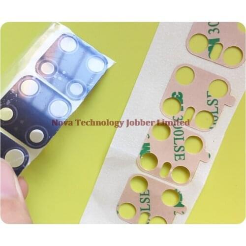 Wyieno 50Pcs/Lot Mate20Pro Real Camera Glass Lens For Huawei Mate 20 Pro Back Rear Camera Panel With Glue Tracking