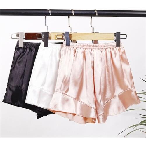 Female Sleeping Shorts Ladies' Soft And Comfortable Sleeping Shorts Lace Fashion Women Lace Underpant Pajamas Girls Sleepwear