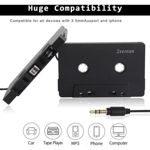 1 pc Vintage Car Universal Stereo Tape Adapter Car Bluetooth Tape Adapter Cassette Adapter Audio Conversion