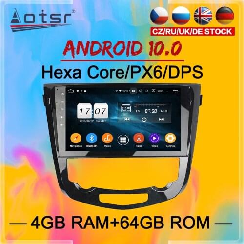 2 Din IPS Screen Android 10 DSP Car Multimedia Player For Nissan X-Trail Qashqai J10 J11 2014+ Navi Audio Radio Stereo head unit