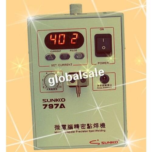 FREE SHIPPING SUNKKO 797A Mobile Phone Notebook Battery Micro Pulse Spot Welder Welding Equipment Machine