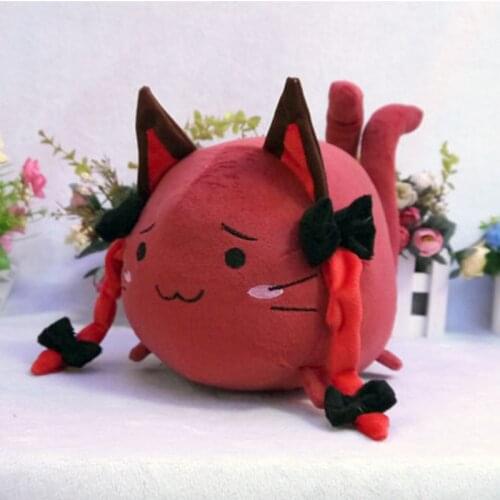 Anime TouHou Project Plush Toys Kaenbyou Rin Kamishirasawa Ball Cosplay Doll 36cm Filling Pillow Cartoon CushionFor Gift