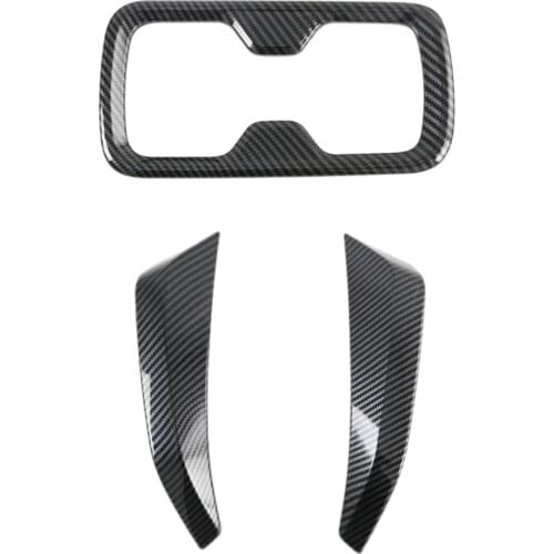 Car Front Water Cup Holder Protector Frame Cover Trim with Car Center Console Instrument Panel Decor Cover Trim