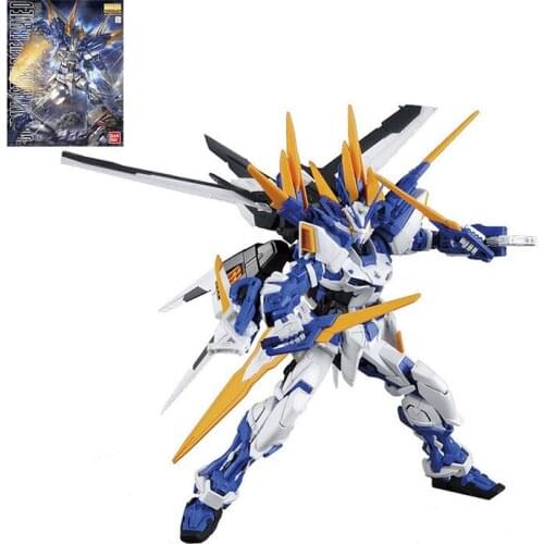 BANDAI MG 1/100 Gundam Astray Blue Frame D Model Kids Assembled Toy Robot Japanese Anime Action Figures Collections Puzzle Gifts