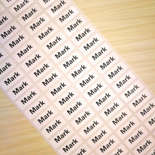 White Waterproof Personal Office Supplies Tags Labels Children Scrapbooking School Stationery Stickers Custom Stickers