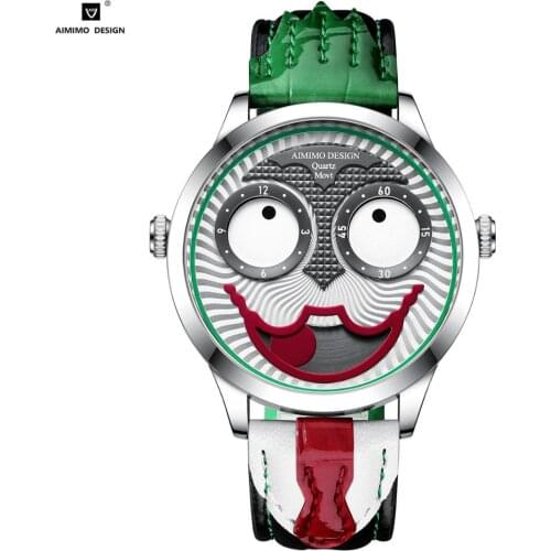 2020 Joker Watch Men Top Brand Luxury Fashion Personality Alloy Quartz Watches Mens Limited Edition Design Wristwatch reloj male