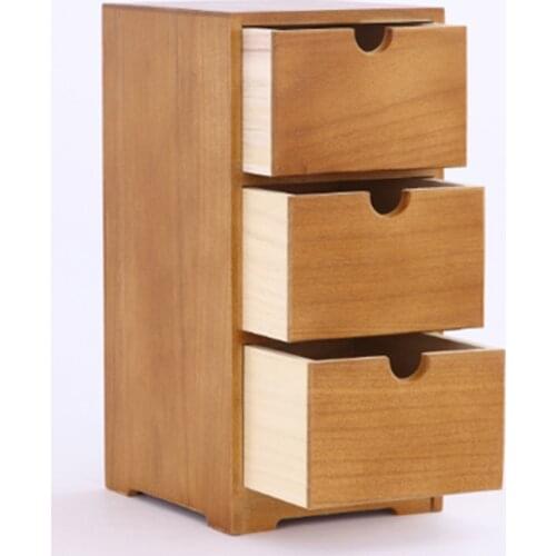 29*14*16cm Wooden Tool Case Storage Drawers Home Creative Toolbox Desktop Cabinet Cosmetic Debris Jewelry Gift