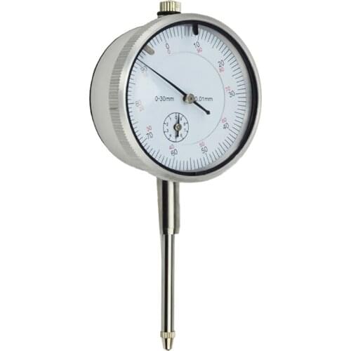 0-30mm/0.01mm Dial Indicator Gauge Meter with Lug Back Precise Measure Instrument Dial Gauge Micrometer Tool