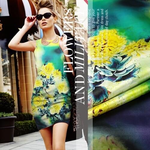 CNUM SP444 Pure Silk/Peony Series/Silk Fabric Elastic Charmeuse 93% Silk 7% Spandex/Width1.29yd Length 1.31yd