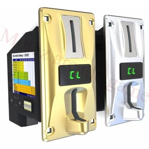 CL-168 Multi coin selector acceptor with LED accept 8 coins electronic Programmable for massage chair Arcade Vending Machine
