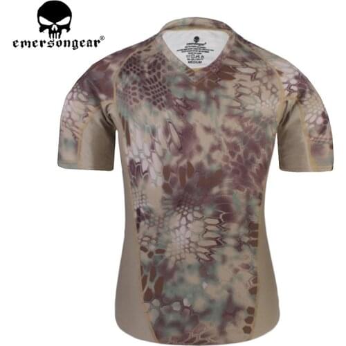 Emersongear Skin Tight Base Layer Camo Running Shirts Breathable Perspiration Tshirt EM9167