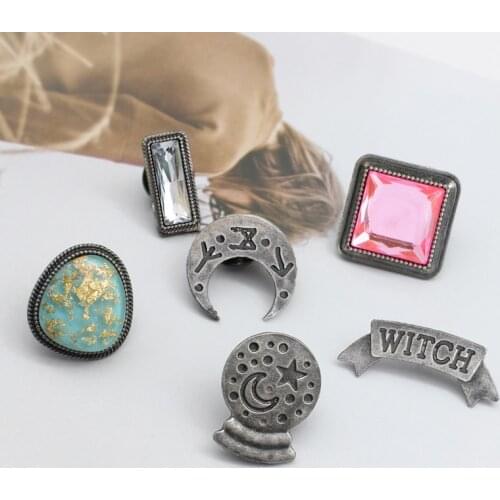 Cute rabbit Enamel pins Bunny daily life scene Cartoon 6-piece brooch Denim shirt badge Gift for animal lovers