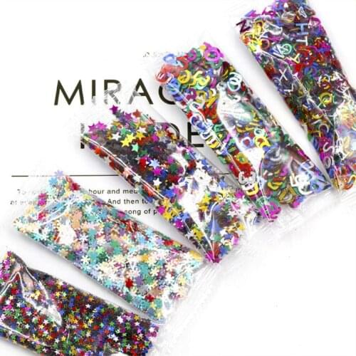 Sequin Glitter Filler Toys Slime Beads For Fluffy Slime Foam Slime Lizun Modeling Clay Play DIY Kit Slime Accessories H9EF