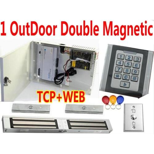 One OutDoor IP Controller+Metal Keyboard Pin-Code/RFID EM ID Card reader For One Door Access Wiegand read+Door PCB controller