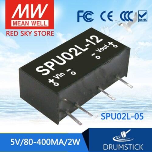 Transmit MEAN WELL Taiwan SPU01L/01M/01N 05V12V 1W SIP package DC-DC unregulated power supply