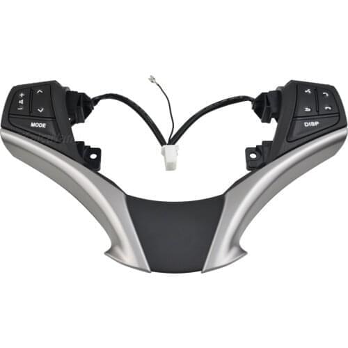 Audio Control Switch 84250-0D120 84250-0D120-E0 Steering PAD Audio Control Switchfit For Toyota Yaris 2013-2016 Blue Backlight