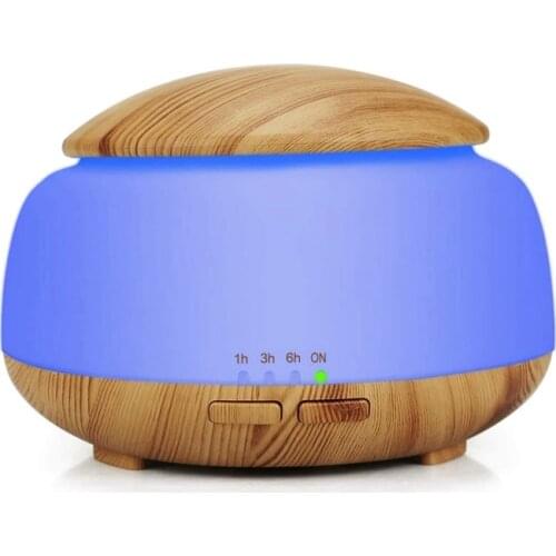 Essential Oils Diffuser,Ultrasonic Atomization Aromatherapy Humidifier with Atmosphere Lamps,for Office/Bedroom(UK Plug)