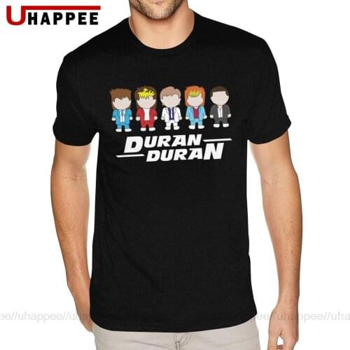 Sport Duran Tees Mens Custom Printing Short Sleeved White Crew T-Shirt