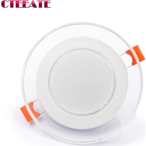 4 pcs Light guide LED Downlight 3W 5W 7W 9W 12W 15W 18W Acrylic Panel Lights Ceiling Recessed Lamps High Brightness