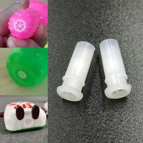 1/10pcs BB Whistle Toy Accessories Noise Maker Double Sound BB Whistle Plastic Dog Cat Shoes Doll Sound