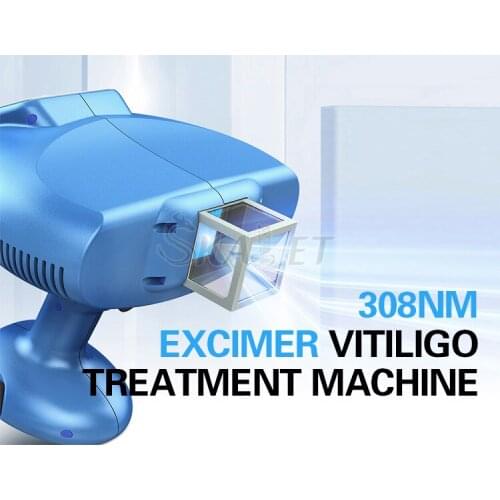 Portable Vitiligo 308nm Excimer Phototherapy Device Uvb White Spot Ultraviolet Laser Treatment Lamp with CE