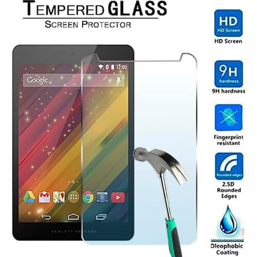 For HP 8 G2-Premium Tablet 9H Tempered Glass Screen Protector Film Protector Guard Cover