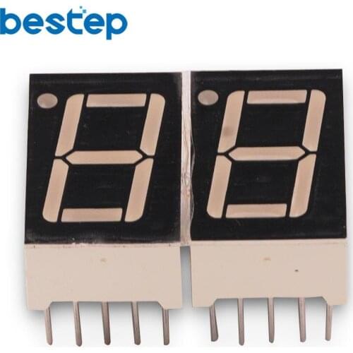 10PCS/LOT Common Anode 1Bit Digital Tube 7 segment 0.56" Red LED Display